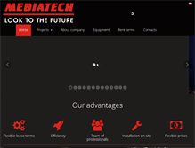 Tablet Screenshot of mediatech-rent.com.ua